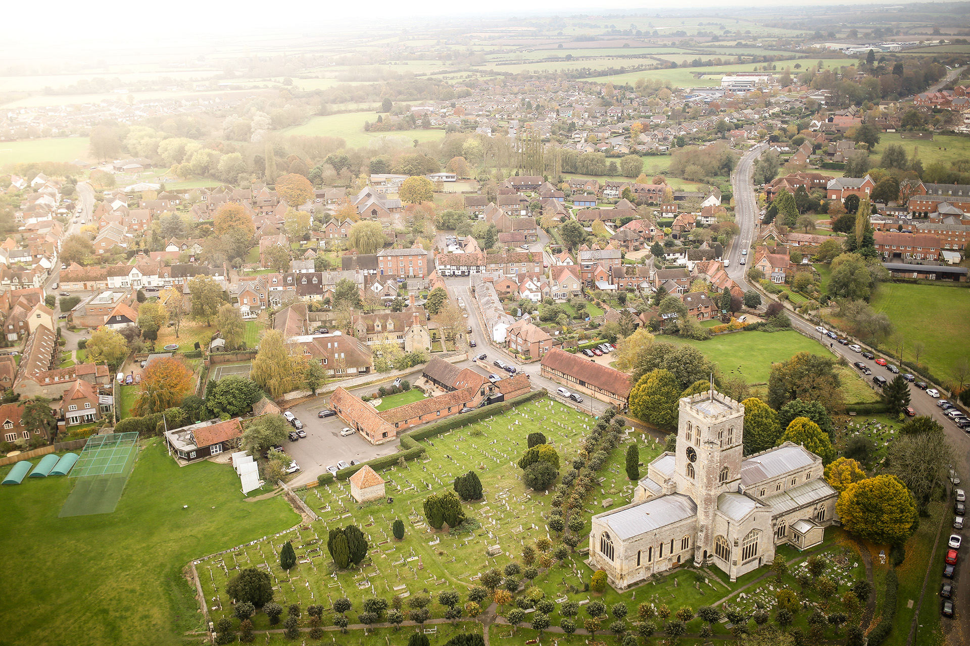 Aerial photo of Abingdon